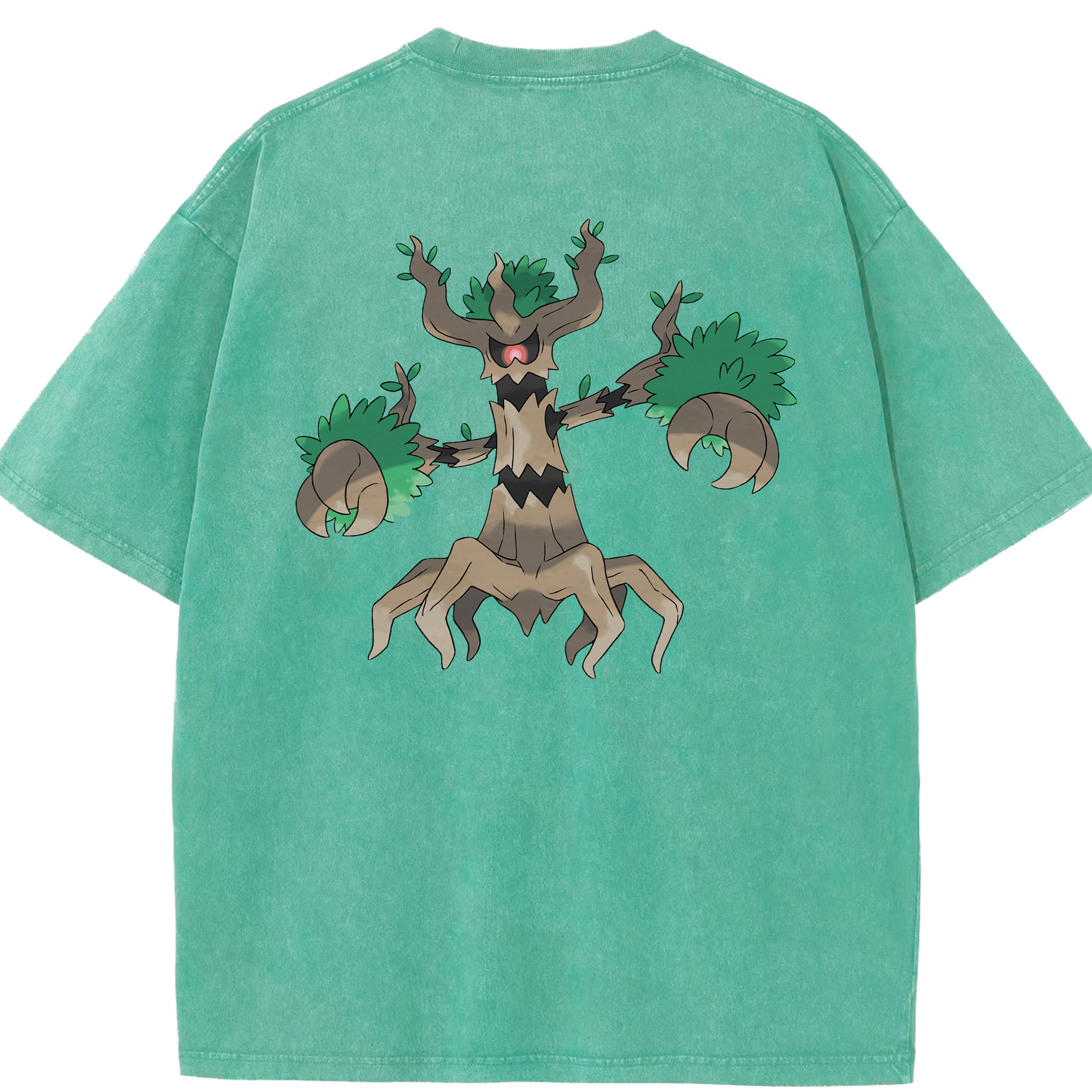 （画像用） ポケットモンスター Pokémon 綿100% ヴィンテージ風 半袖Tシャツ（背面プリント）